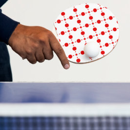 Red Polka Dots, Polka Dot Pattern, Stippen, gedopt Tafeltennisbatje