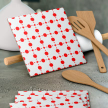 Red Polka Dots, Polka Dot Pattern, Stippen, gedopt