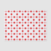 Red Polka Dots, Polka Dot Pattern, Stippen, gedopt Tissuepapier (Voorkant)