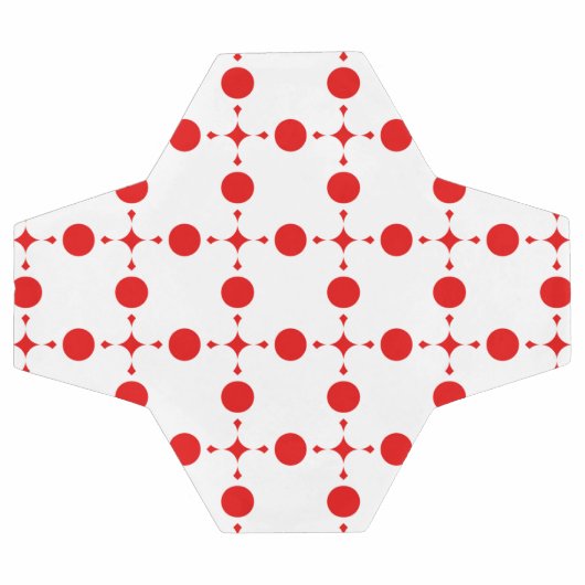 Red Polka Dots, Polka Dot Pattern, Stippen, gedopt Voetbal (Enkel)