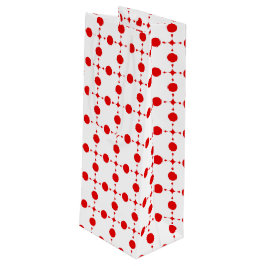 Red Polka Dots, Polka Dot Pattern, Stippen, gedopt Wijn Cadeautas