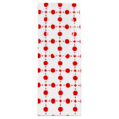 Red Polka Dots, Polka Dot Pattern, Stippen, gedopt Wijn Cadeautas (Voorkant)