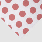 Red Polka Dots Retail Verpakking Tissuepapier (Detail)