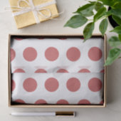 Red Polka Dots Retail Verpakking Tissuepapier (Geschenk)
