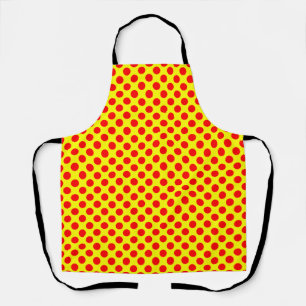 Red Polka Dots Schort