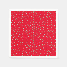 Red Polka Dots Servet