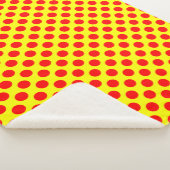 Red Polka Dots Sherpa Deken (3/4)