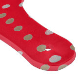 Red Polka Dots Snijplank (Hoek)