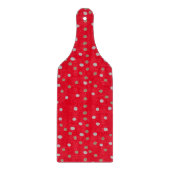 Red Polka Dots Snijplank (Voorkant)