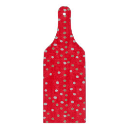 Red Polka Dots Snijplank