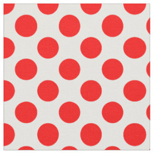 Red Polka Dots Stof