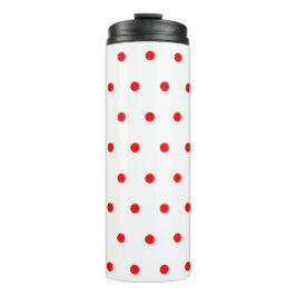 Red Polka Dots Thermosbeker