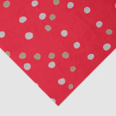 Red Polka Dots Tissuepapier (Detail)