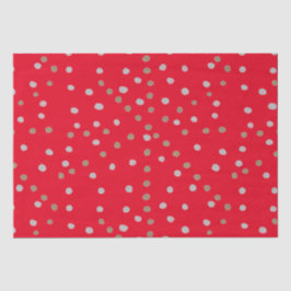 Red Polka Dots Tissuepapier
