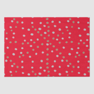 Red Polka Dots Tissuepapier