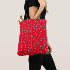 Red Polka Dots Tote Bag
