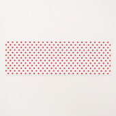 Red Polka Dots Yogamat (Voorkant (horizontaal))