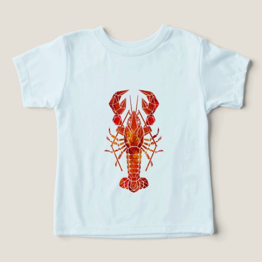 Red polygonal lobster (Design voorkant)