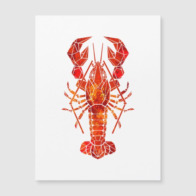 Red polygonal lobster (Voorkant)