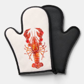 Red polygonal lobster ovenwant (Voorkant / Achterkant)