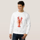Red polygonal lobster trui (Voorkant volledig)