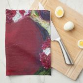 Red Pomegranates Kitchen Towel Theedoek (Quarter Fold)