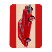 Red Pontiac Torpedo Magneet (Verticaal)