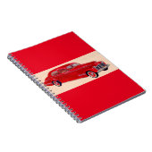 Red Pontiac Torpedo Notitieboek (Rechterzijde)