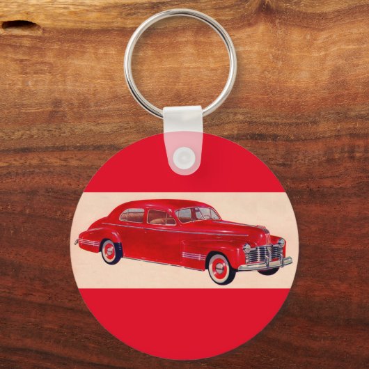 Red Pontiac Torpedo Sleutelhanger (Voorkant)