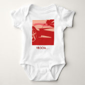 Red Pop Art Corvette Romper (Voorkant)