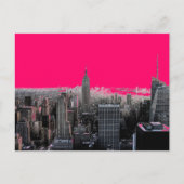 Red Pop Art New York City Briefkaart (Voorkant)