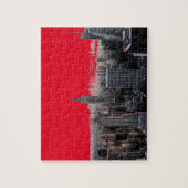 Red Pop Art New York City Manhattan Legpuzzel (Verticaal)