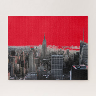 Red Pop Art New York City Manhattan Legpuzzel