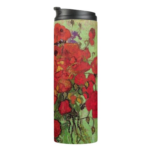 Red Poppies and Daisies by Vincent van Gogh Thermosbeker (Geroteerd rechts)