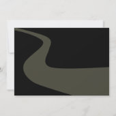 RED POPPIES Bat Mitzvah Wizard of Oz Invitation Kaart (Achterkant)