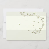 Red Poppies Bevestiging Uitnodiging (Achterkant)