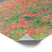 Red Poppies Blue Sky by Monet - Poppy Field Poster (Hoek)