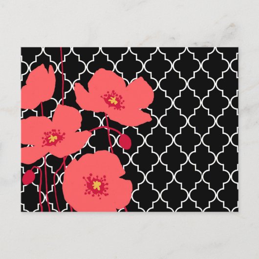 Red Poppies...briefkaart Briefkaart (Voorkant)
