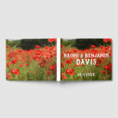 Red Poppies bruiloft gastenboek (Volledig)