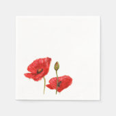 Red Poppies Bud Servet (Voorkant)