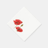 Red Poppies Bud Servet (Hoek)