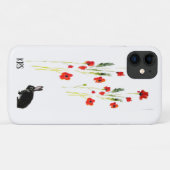 Red Poppies Bunny Rabbit op maat Case-Mate iPhone Case (Achterkant (horizontaal))