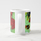 Red Poppies & Daisies Van Gogh Fine Art Grote Koffiekop (Achterkant)