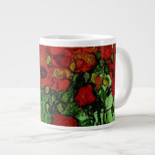 Red Poppies & Daisies Van Gogh Fine Art Grote Koffiekop (Voorkant rechts)