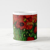 Red Poppies & Daisies Van Gogh Fine Art Grote Koffiekop (Voorkant)