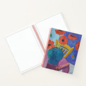 Red Poppies Doodle Book Notitieboek (Binnen)