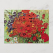 Red Poppies en Daisies door Vincent van Gogh Briefkaart (Voorkant)