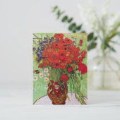Red Poppies en Daisies door Vincent van Gogh Briefkaart (Staand voorkant)