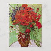 Red Poppies en Daisies door Vincent van Gogh Briefkaart (Voorkant)