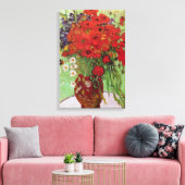Red Poppies en Daisies door Vincent van Gogh Canvas Afdruk (Insitu (Woonkamer))